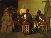 Cuirassiers at the Tavern Guillaume Regamey
